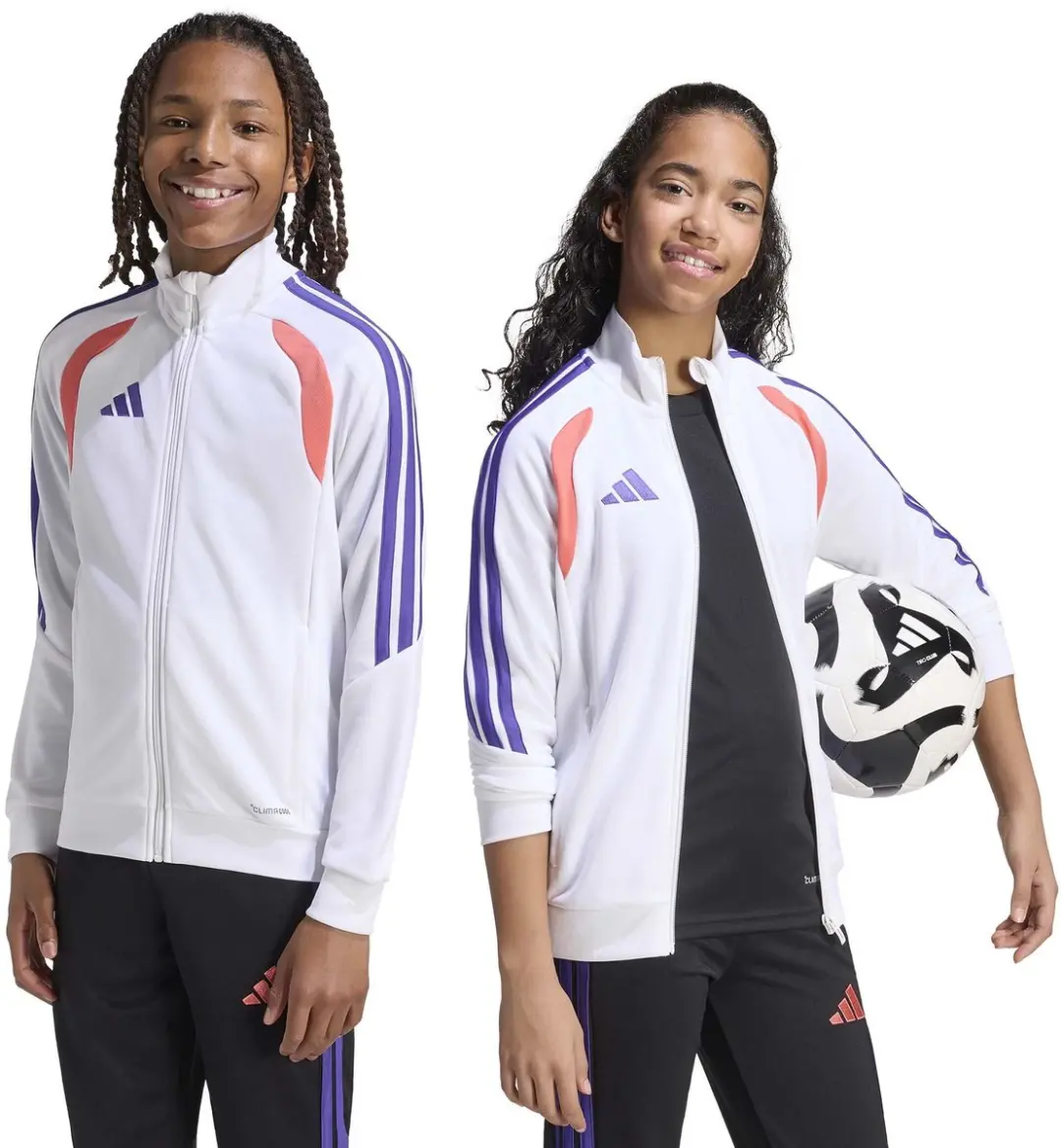 Adidas Tiro26L TR JKTY Voetbal Trainingsjack - Zwart 164