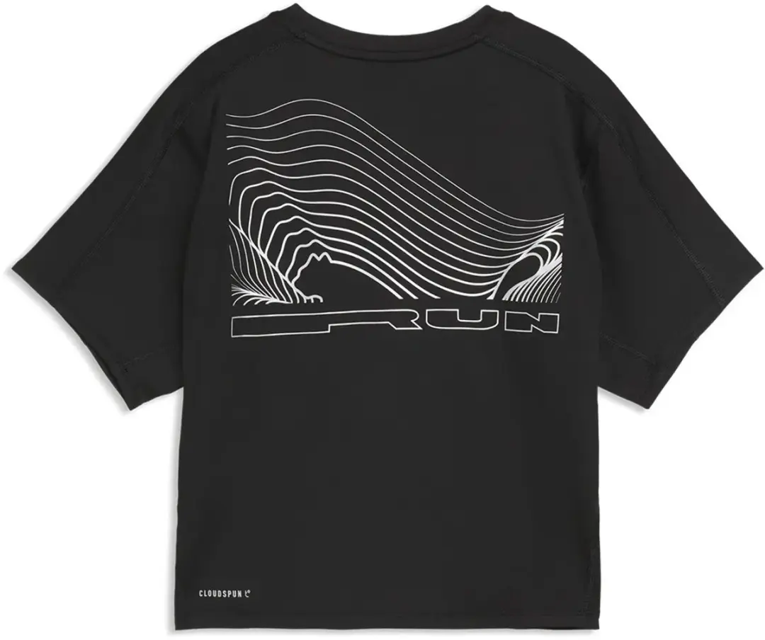 PUMA Brightstride Cloudspun T-shirt - XL - Zwart