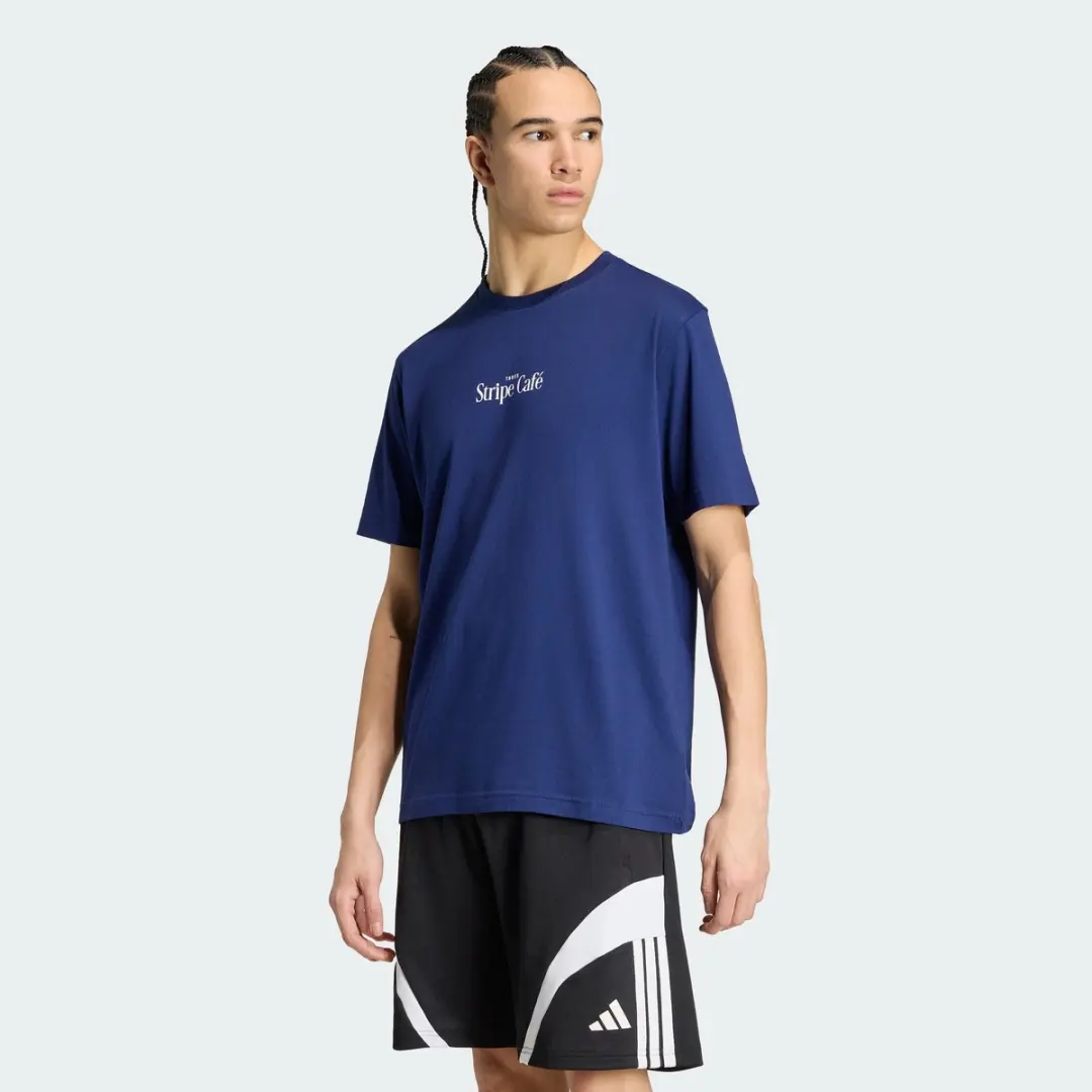 Adidas KT9711 Heren T-Shirt - Blauw