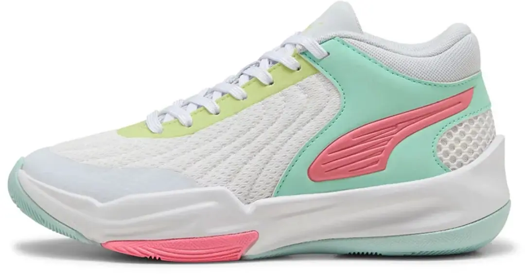 PUMA Court Pro 2 Junior Basketbalschoenen 39 - Wit - afbeelding 6 van 6