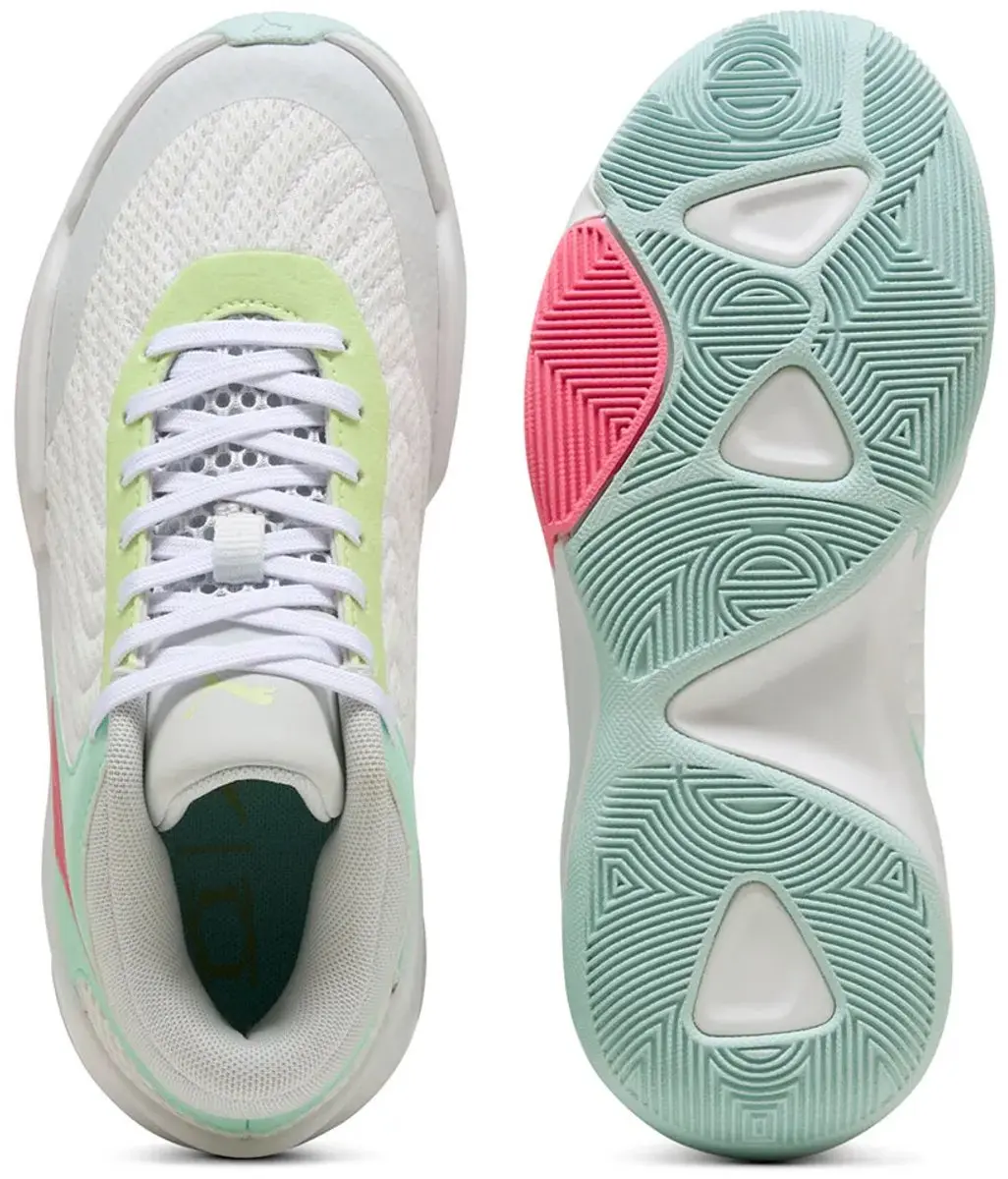 PUMA Court Pro 2 Junior Basketbalschoenen 39 - Wit - afbeelding 3 van 6