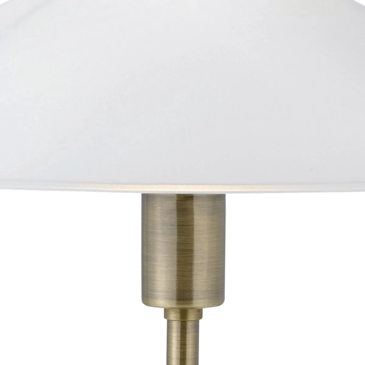 Eglo Solo 1 Tafellamp - Ø26cm - Brons/Wit