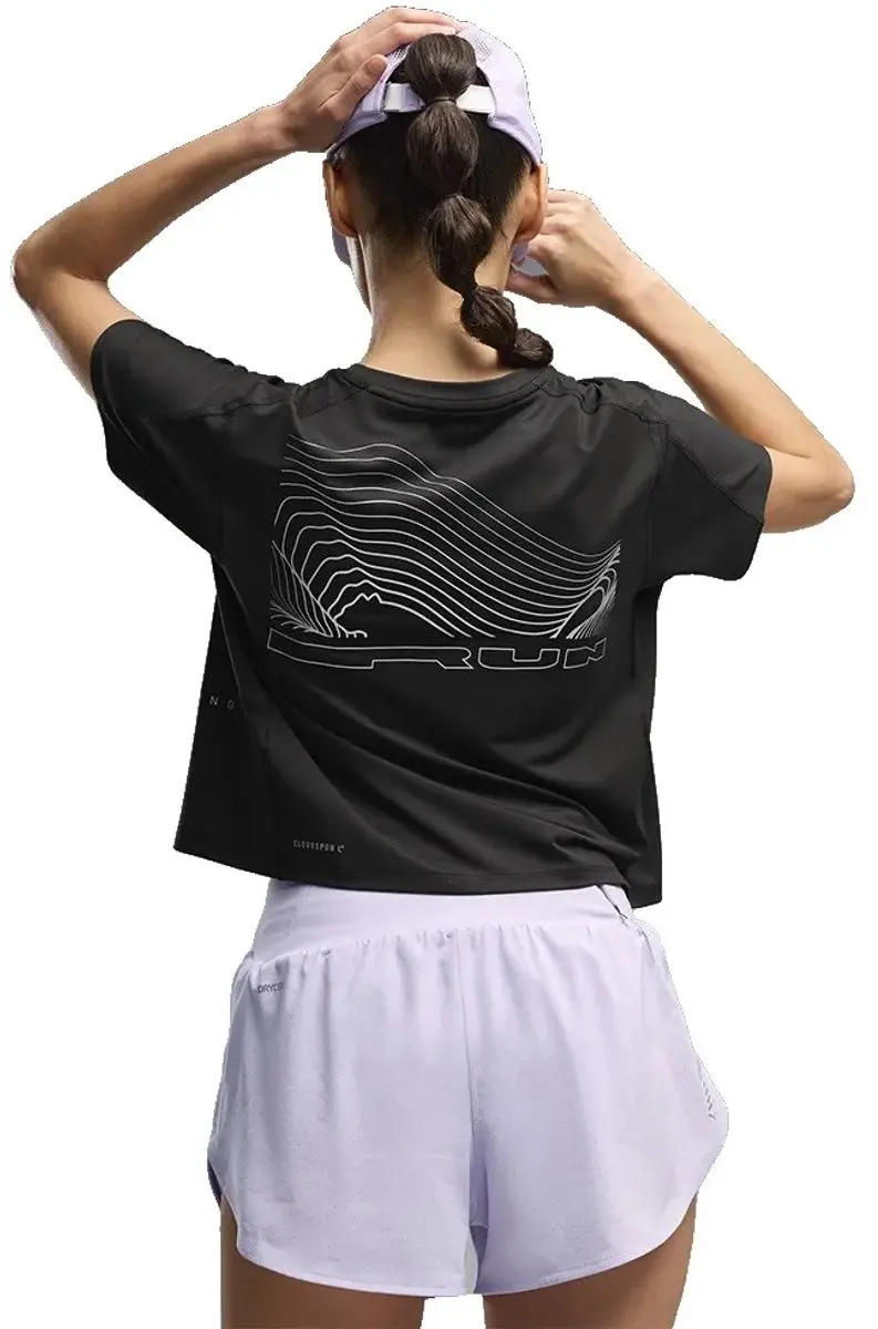 PUMA Brightstride Cloudspun T-shirt - XS - Zwart