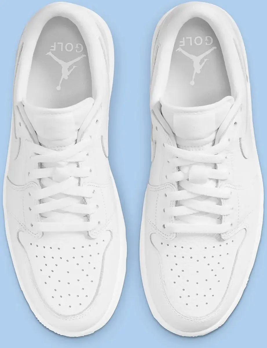 Nike Air Jordan 1 Low Golf Triple White DD9315-101 - Maat 45