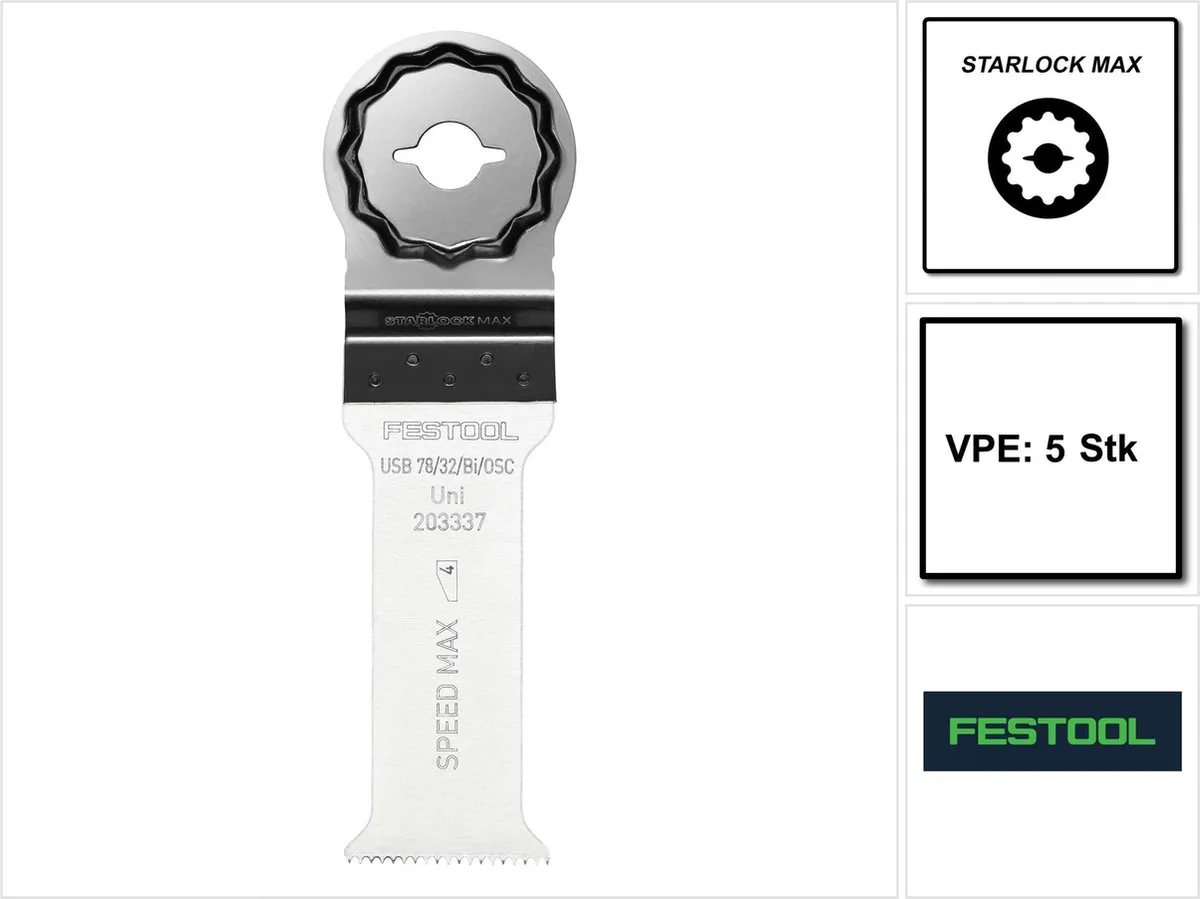 Festool USB 78/32/Bi/OSC Zaagblad - 5 Stuks