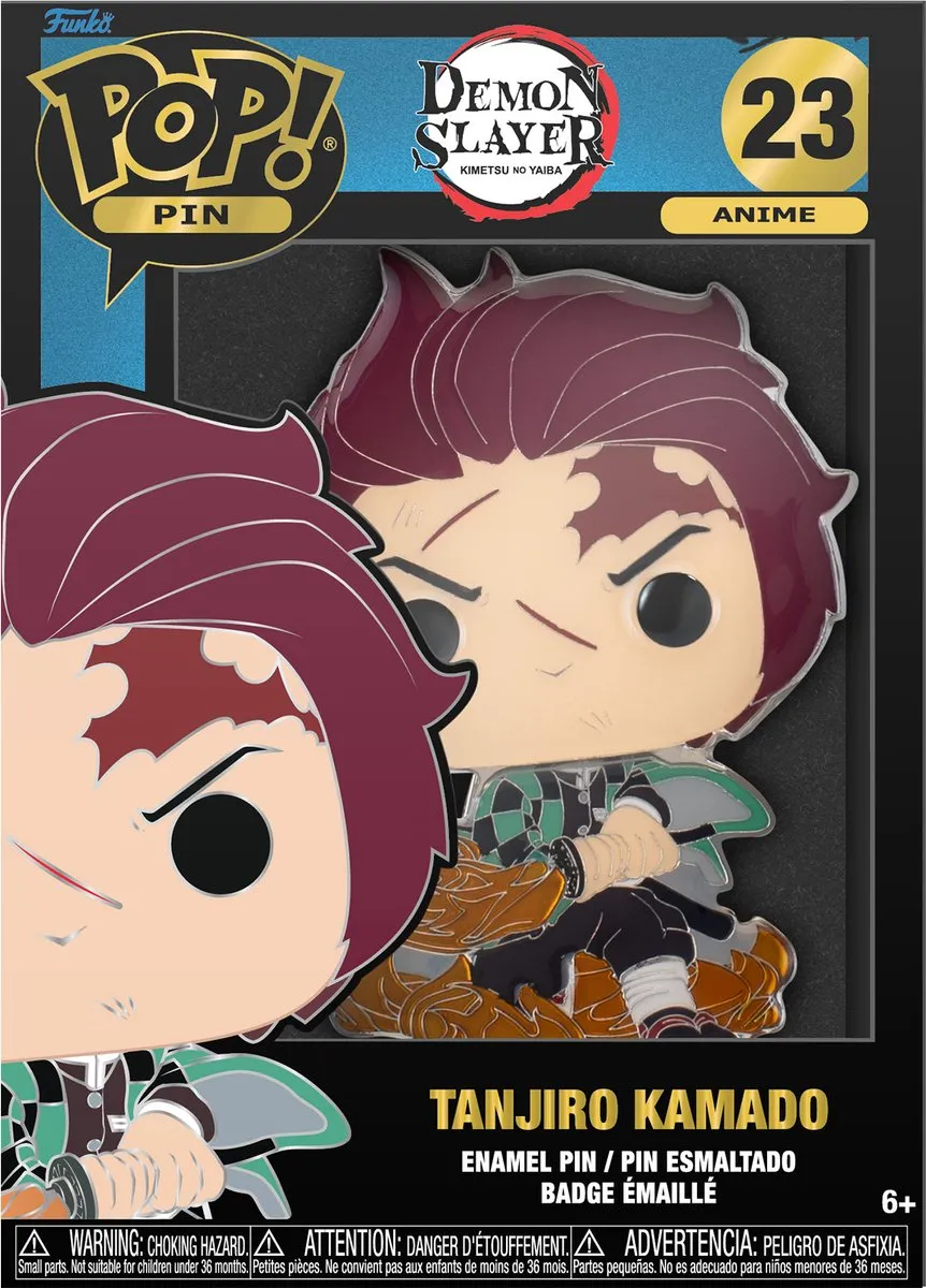Funko Pop! Pin Demon Slayer Tanjiro Kamado - Multicolor