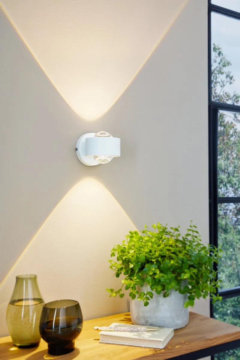 Eglo Ono 2 Wandlamp - 2 Lichtpunten - Wit