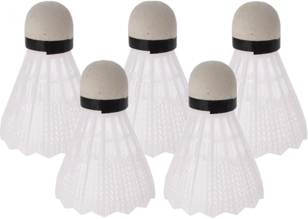 Eddy Toys Badminton Shuttles 10 Stuks - Wit