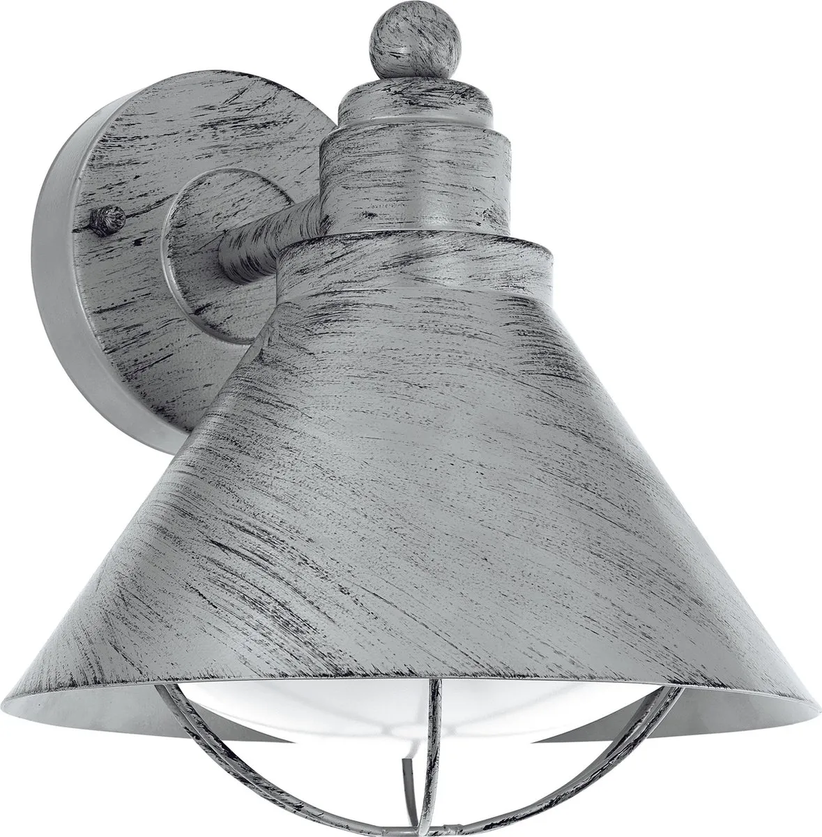 Eglo Vintage Barrosela Wandlamp 40W - Antiek Zilver