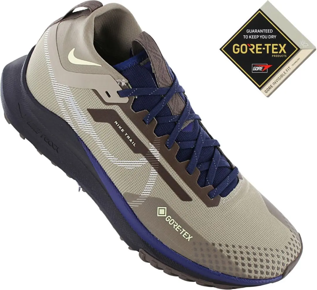 Nike React Pegasus Trail 4 GTX FD5841-200 Heren Trailhardloopschoenen - Beige