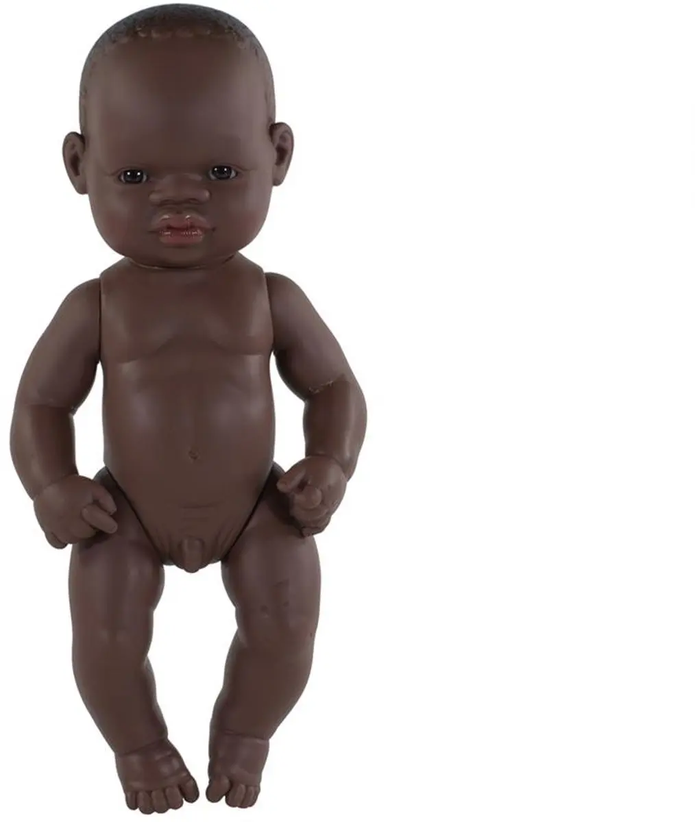 Miniland ML Poppen Babypop Afrikaanse Jongen 32cm - Multicolor