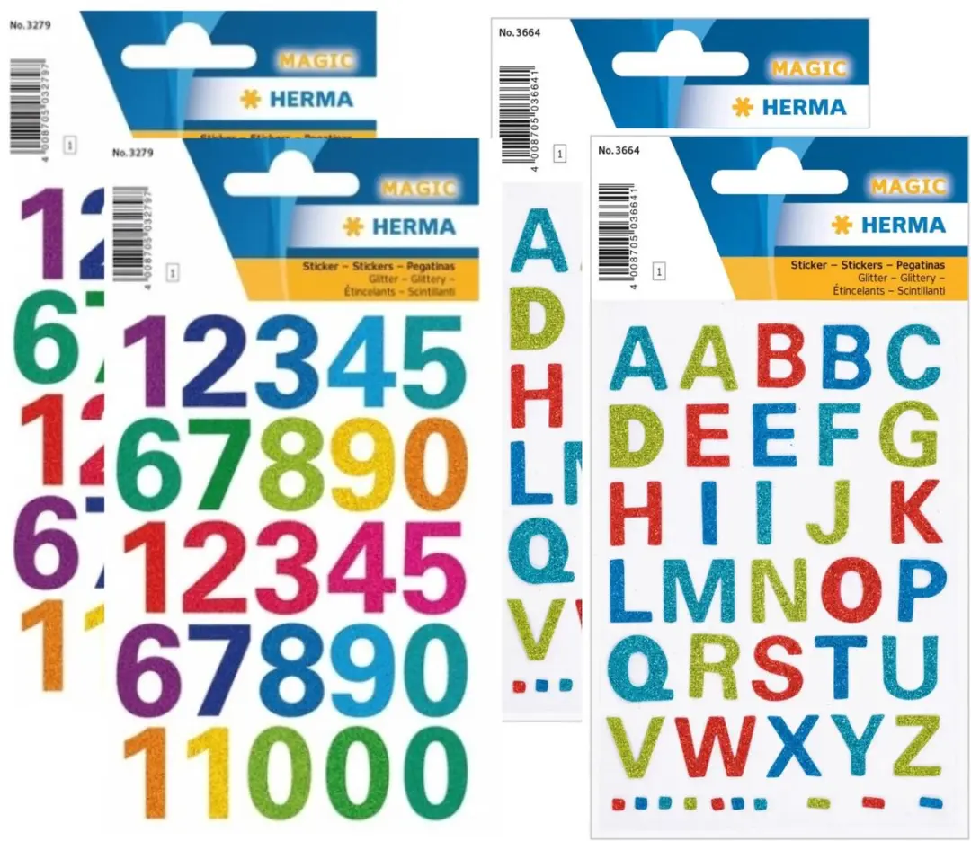 Herma Stickerletters Glitter 15mm