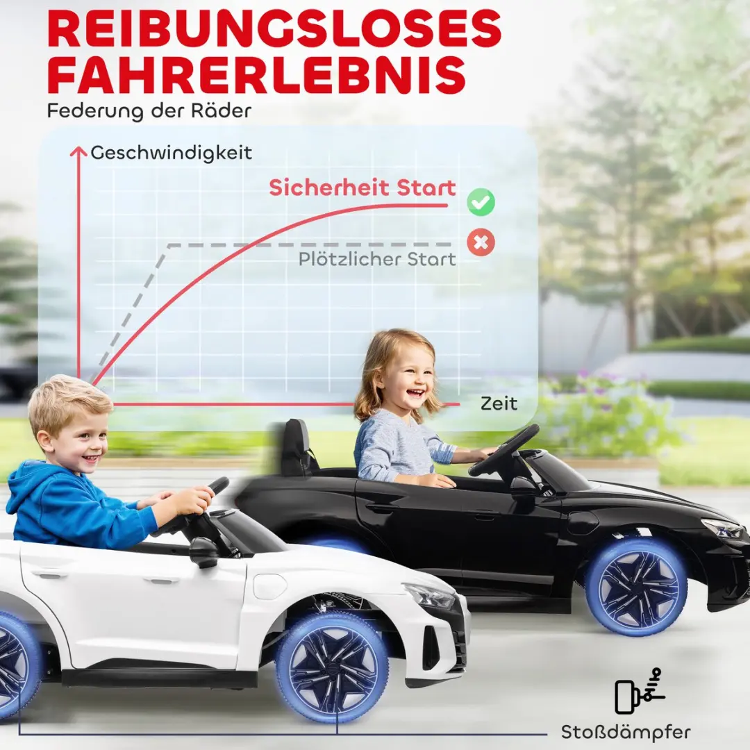 Homcom Kinderauto met afstandsbediening 370-220V90 - Zwart