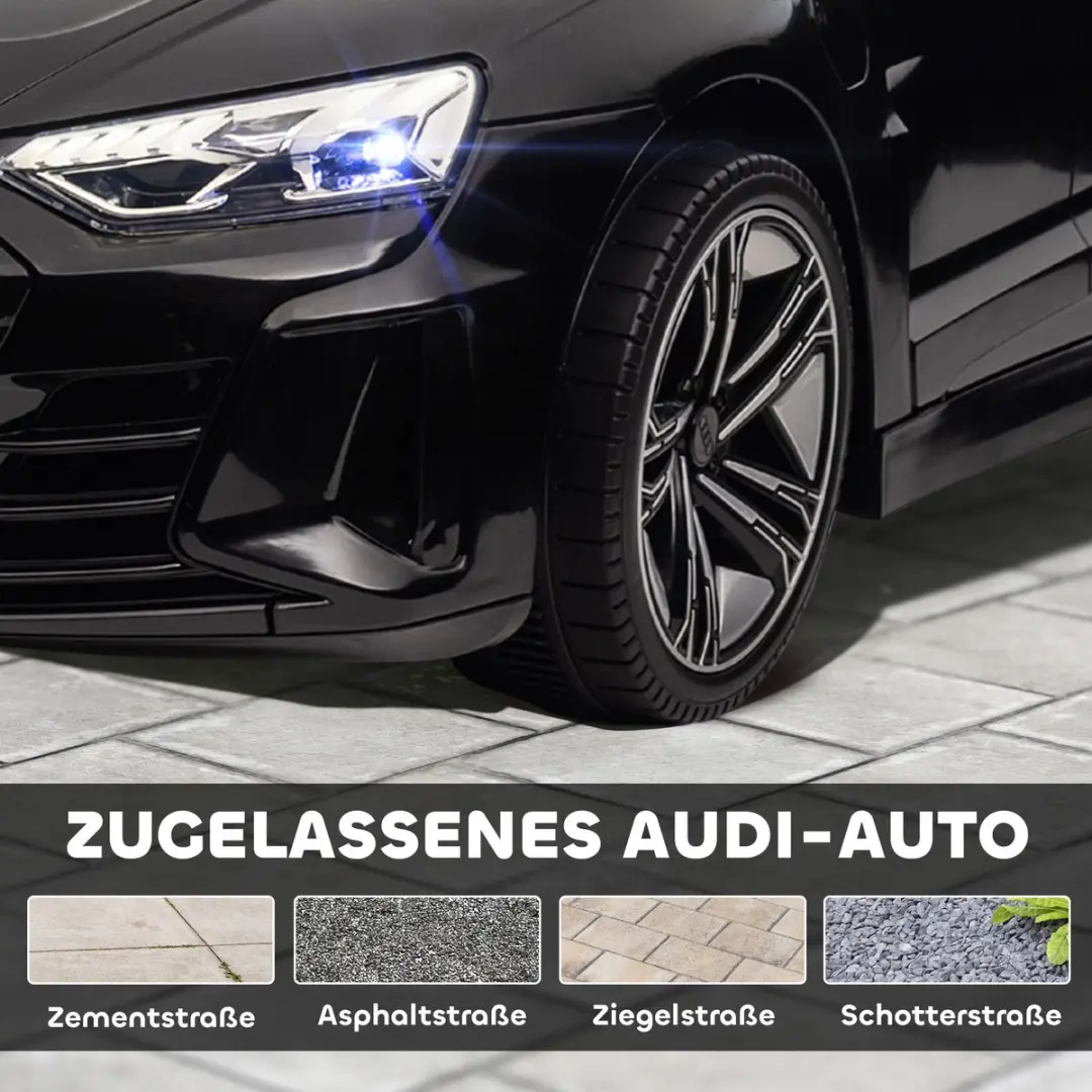 Homcom Kinderauto met afstandsbediening 370-220V90 - Zwart
