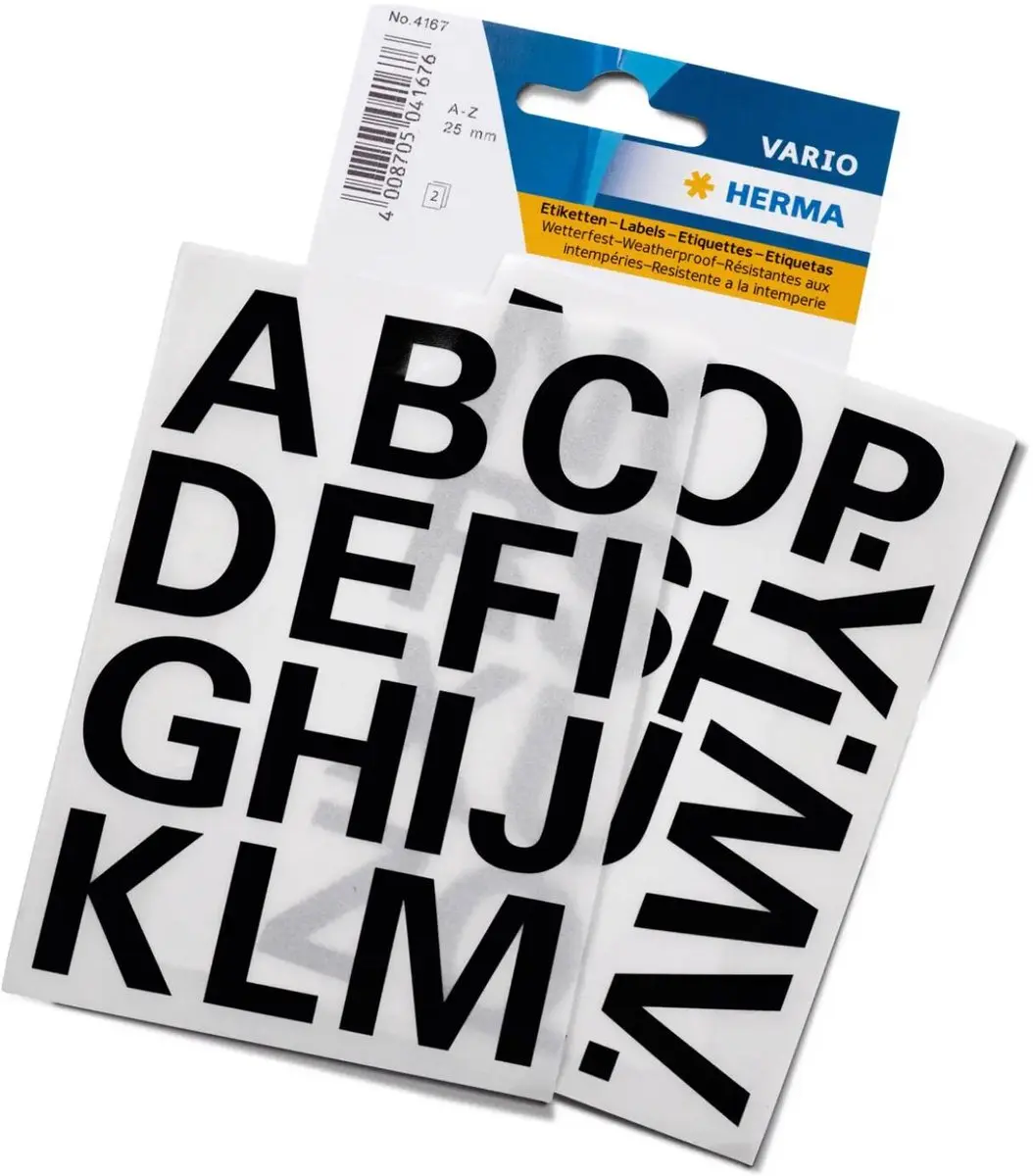 Herma Alfabet Stickers A-Z 25mm
