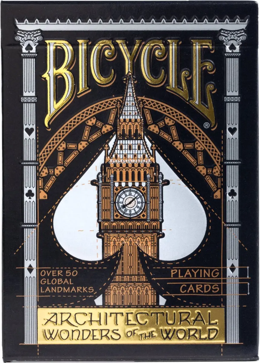 Cartamundi Bicycle Architectural Wonders Speelkaarten