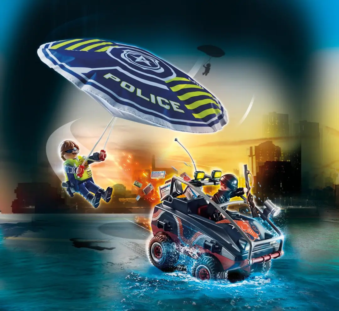 Playmobil City Action Politieparachute 70781 - Multicolor
