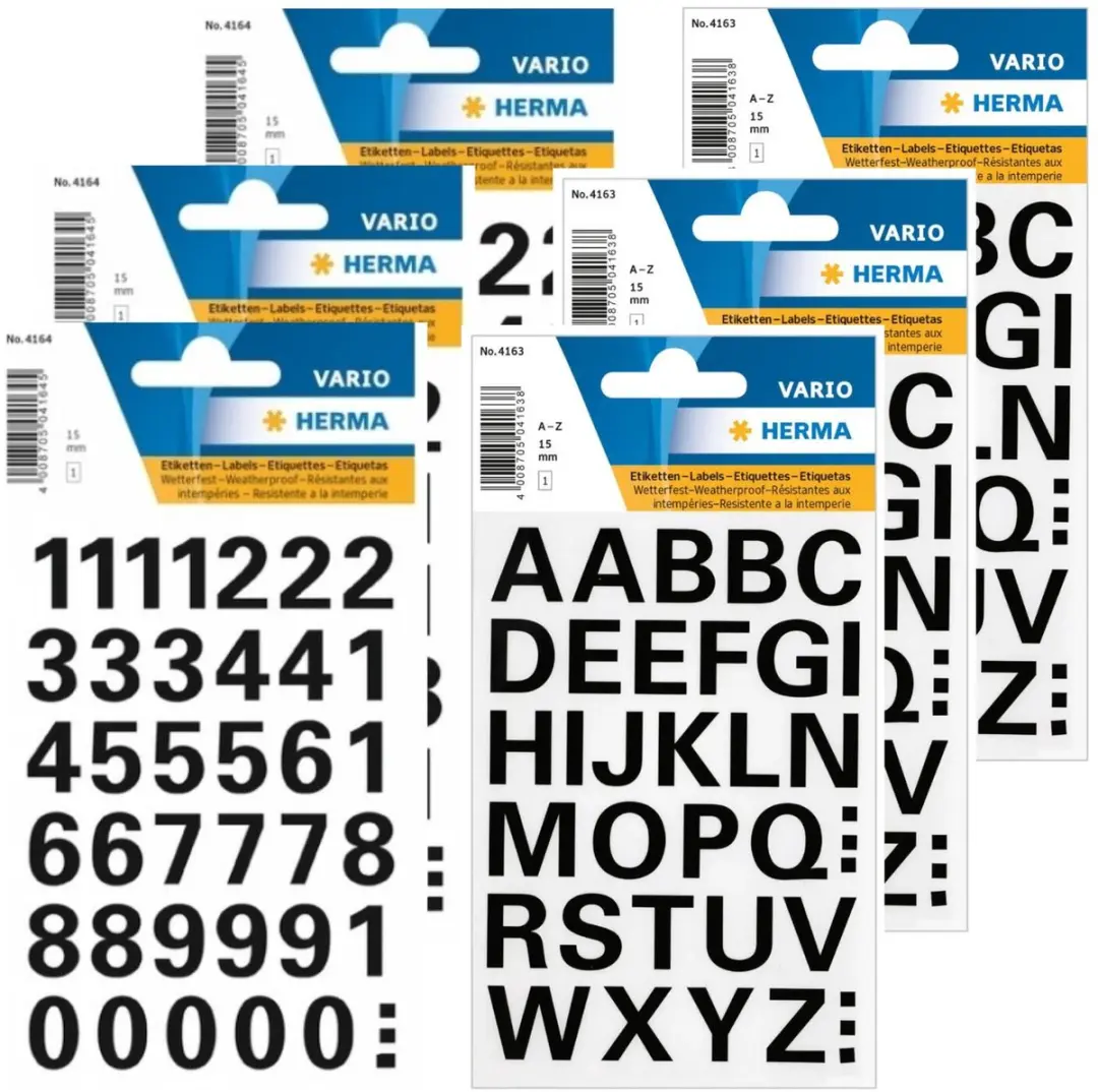 Herma Stickerletters & -cijfers 15mm