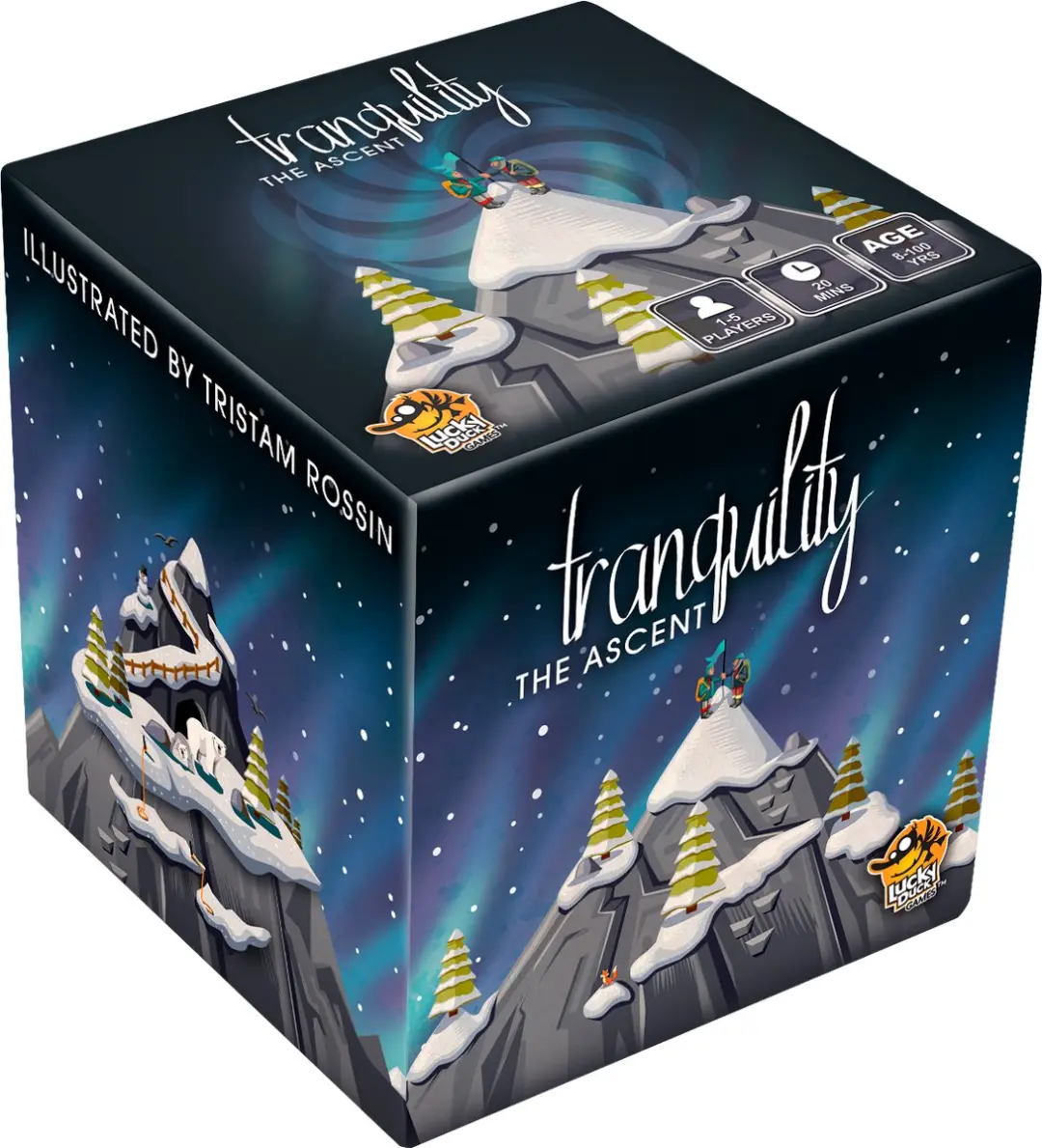 Lucky Duck Games Tranquility the Ascent Kaartspel - Coöperatief Strategisch - 1-5 Spelers