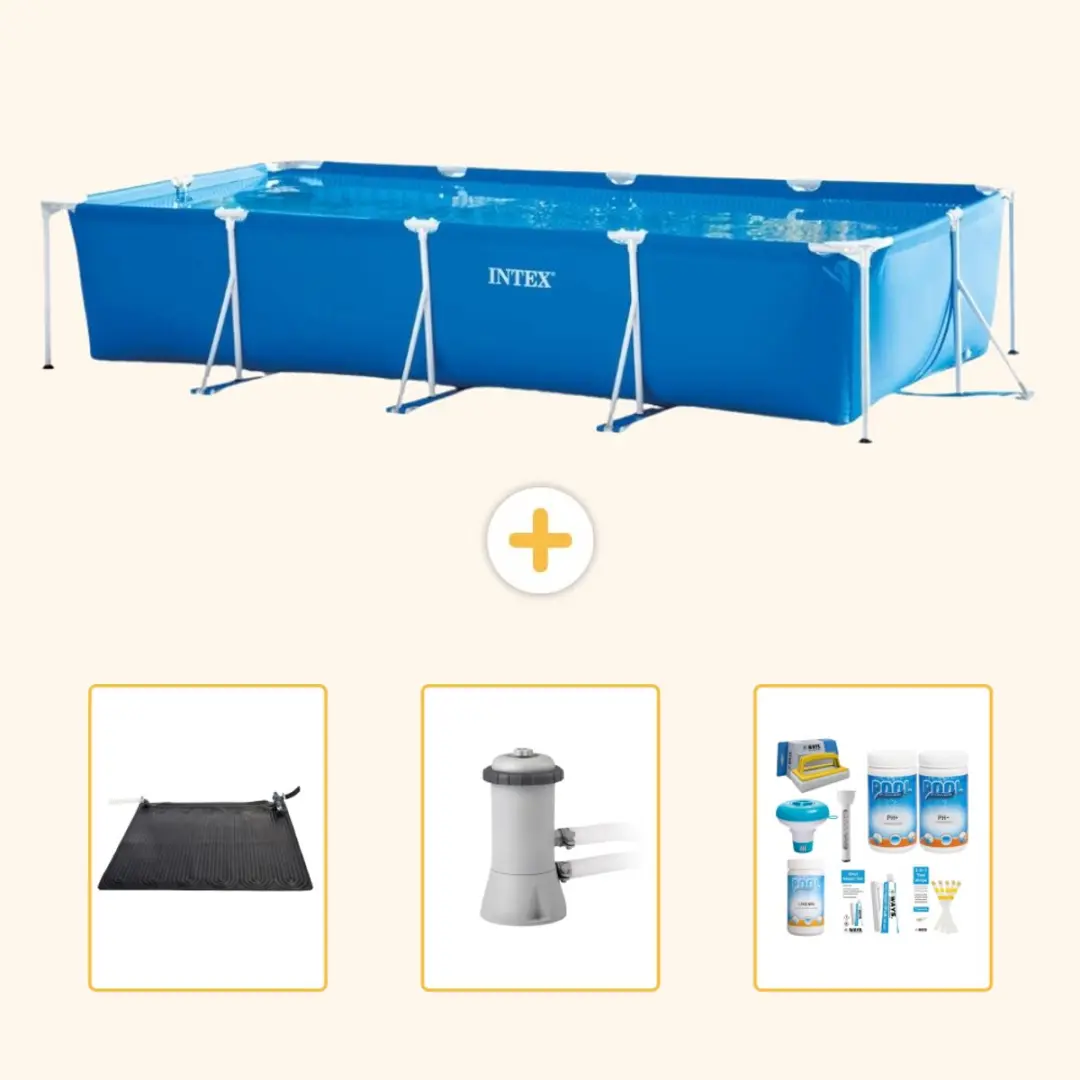 Intex Rechthoekig Frame Zwembad 450x220cm