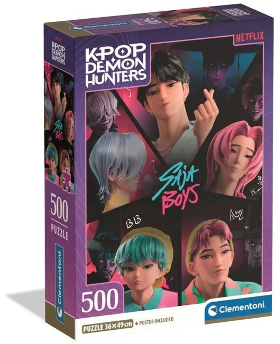 Clementoni K-Pop Demon Hunters Legpuzzel 500 Stuks