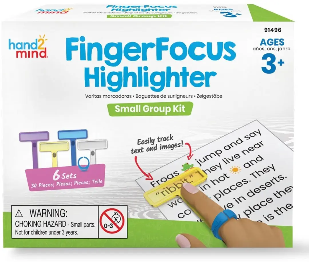 Learning Resources FingerFocus Highlighters Set 3+ - Multikleur