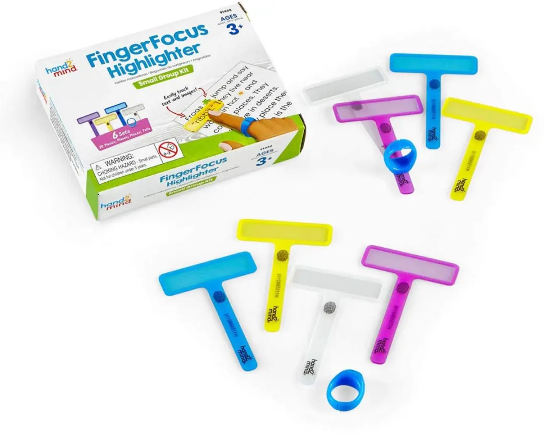 Learning Resources FingerFocus Highlighters Set 3+
