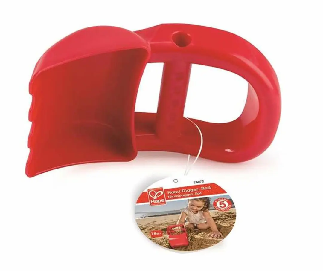 Hape Handgraver Rood - E4072