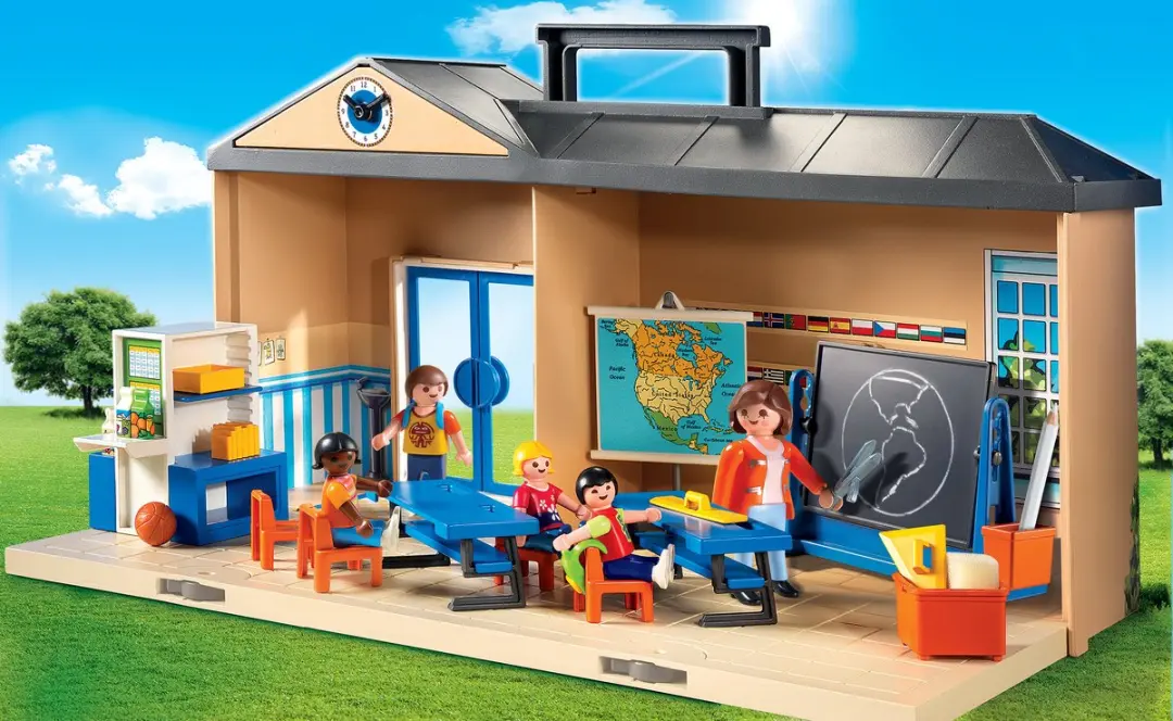 Playmobil Meeneem School 5941 - Meerkleurig