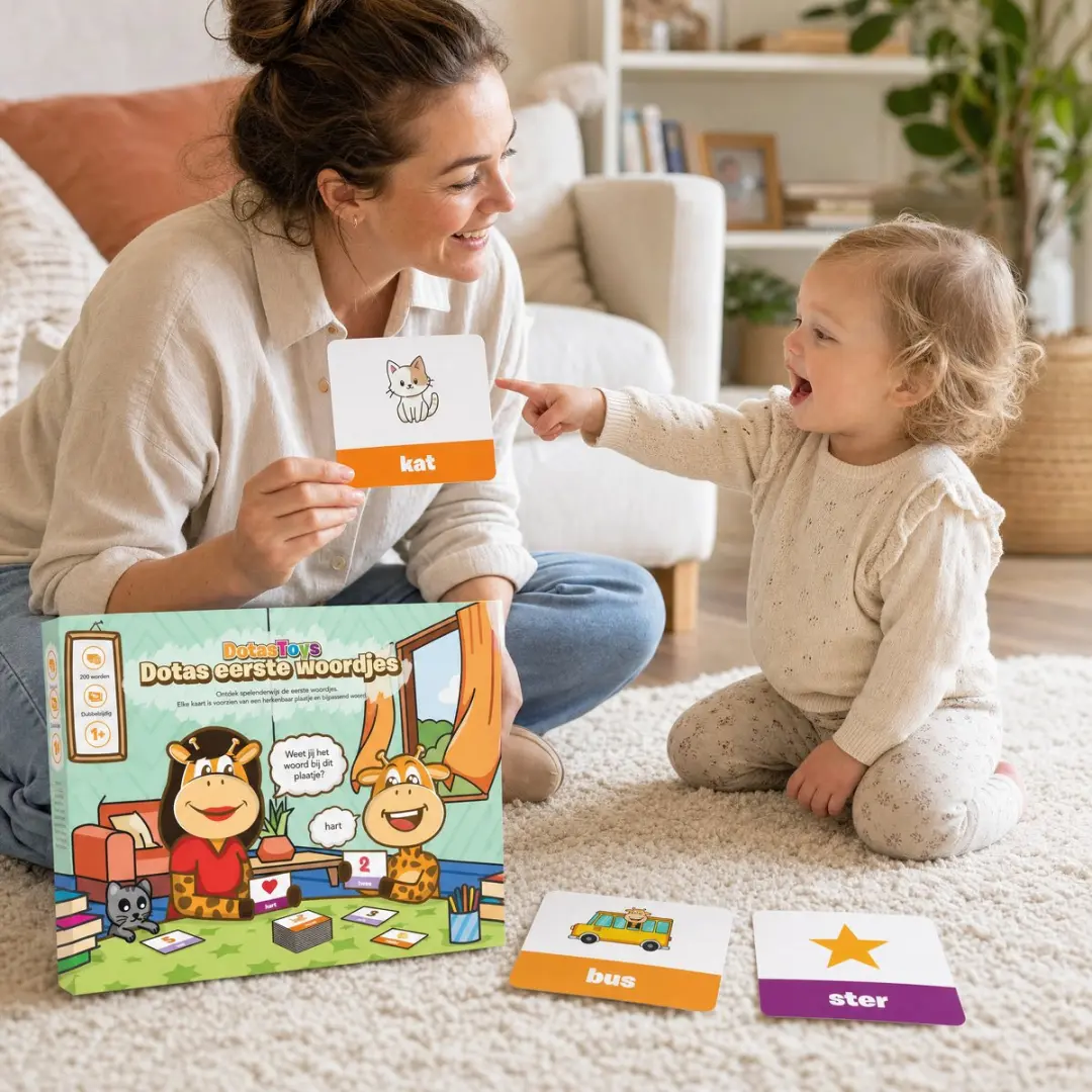 Dotastoys Flashcards Eerste Woordjes - 200 Stuks