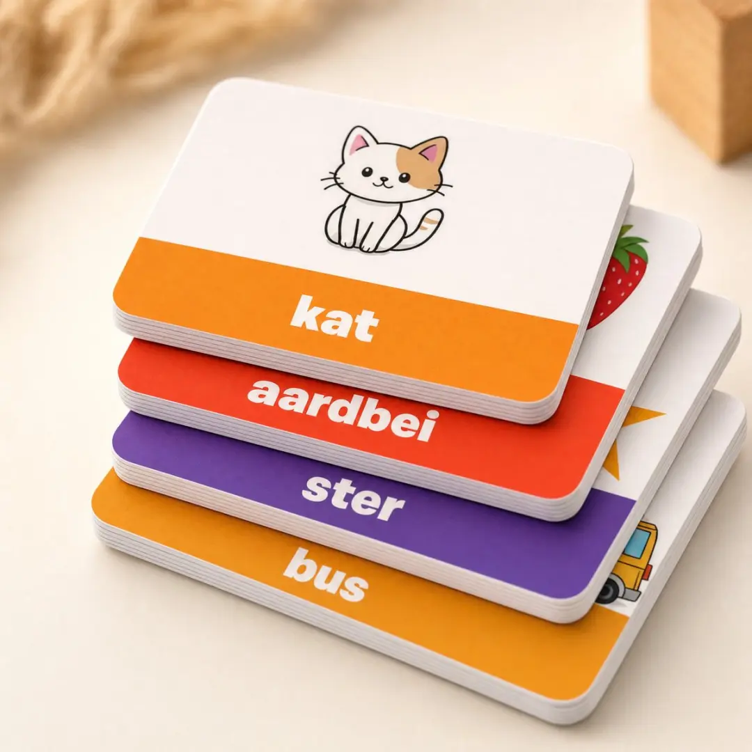 Dotastoys Flashcards Eerste Woordjes - 200 Stuks