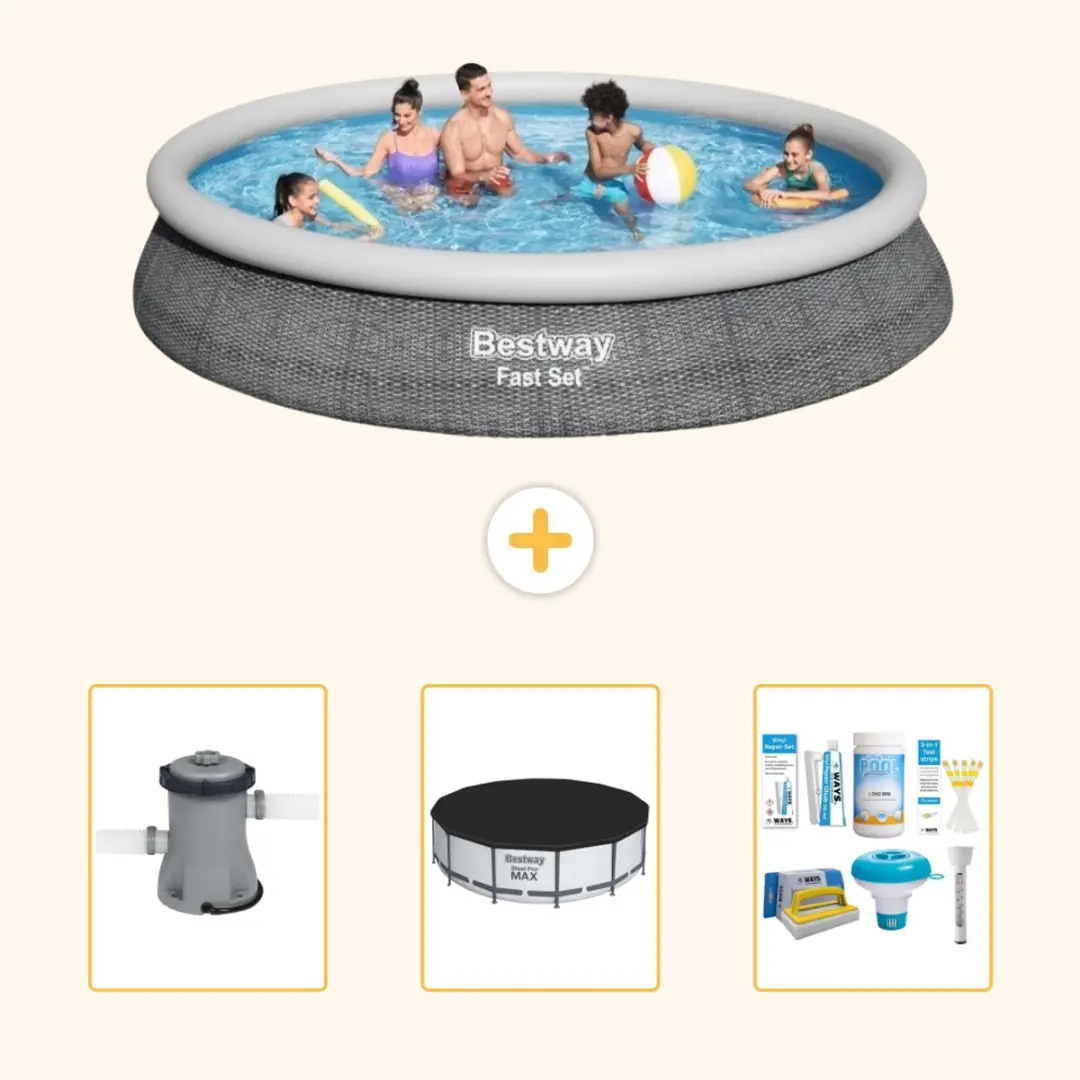 Bestway Rond Zwembad Fast Set 457cm