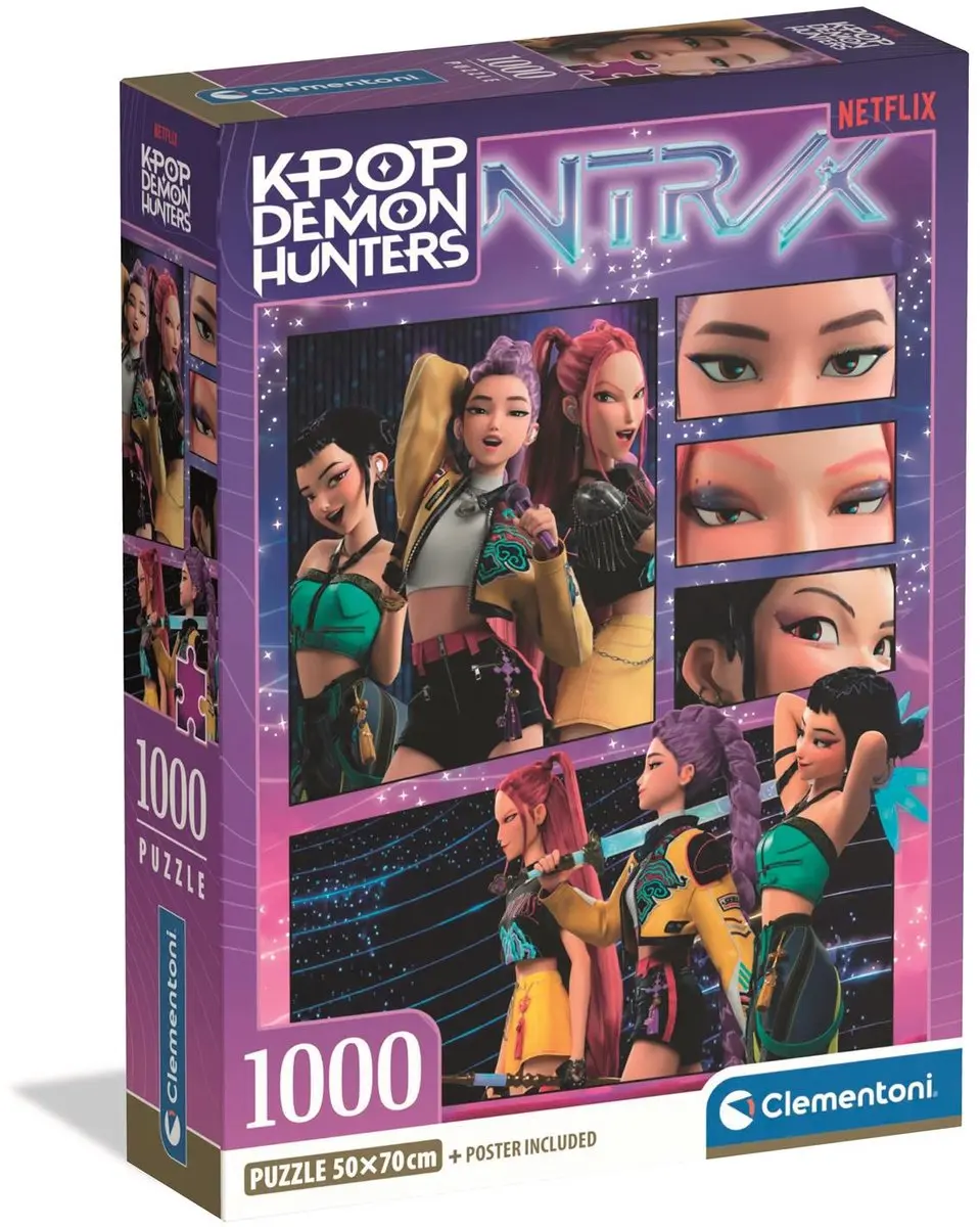 Clementoni K-Pop Demon Hunters Legpuzzel 1000 Stuks
