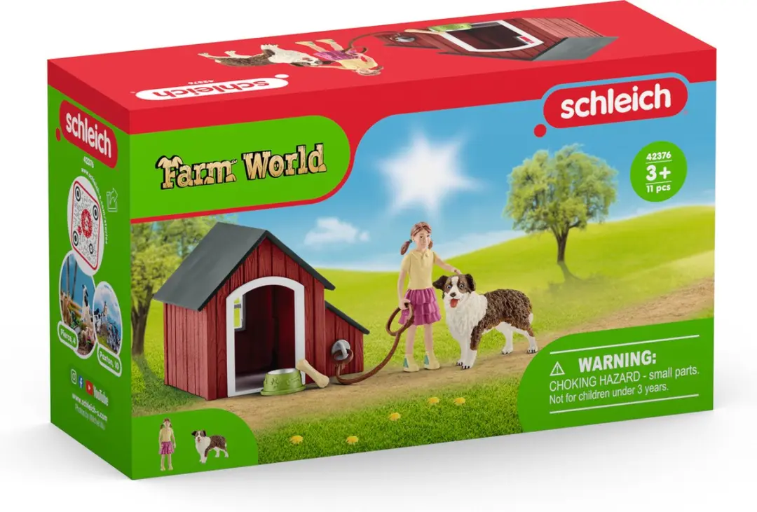 Schleich Farm World Hondenhok 42376
