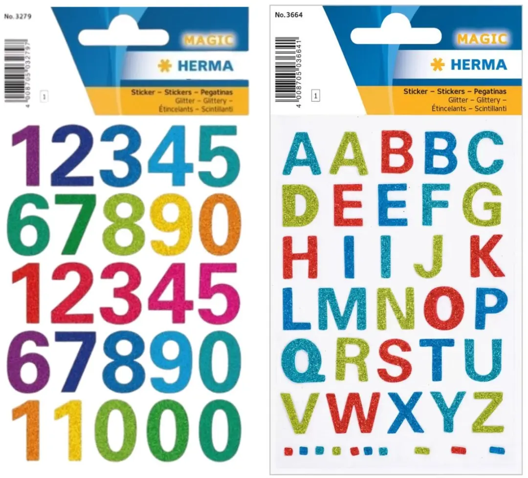 Herma Stickerletters Glitter 15mm