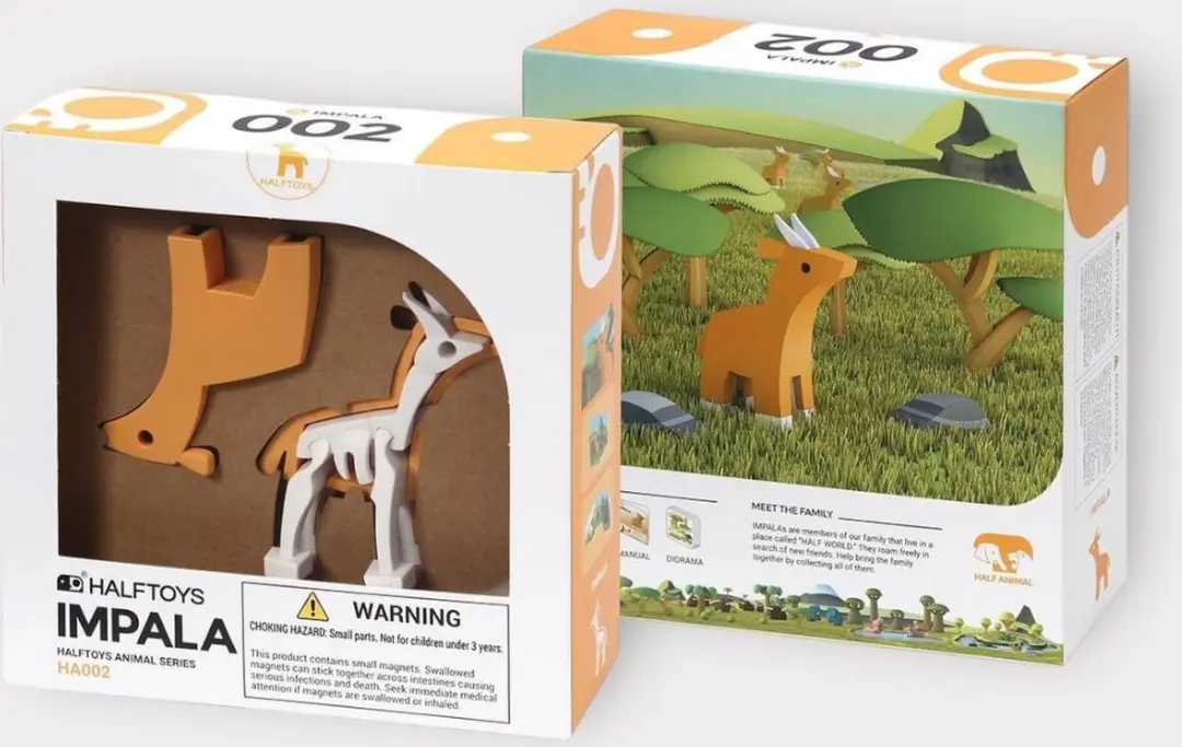 HalfToys Savanne Impala 3D Puzzel