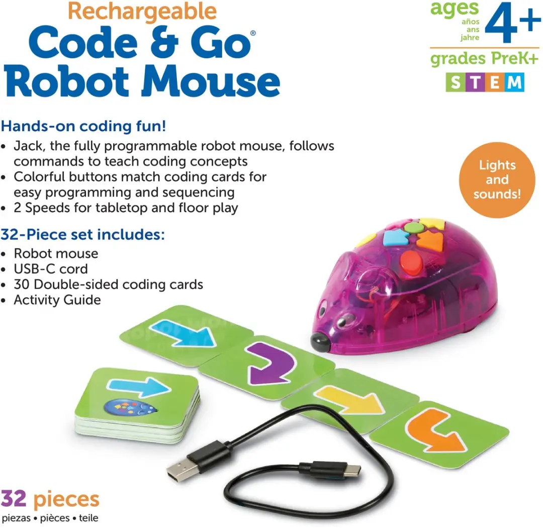 Learning Resources Code & Go Robotmuis LER2783