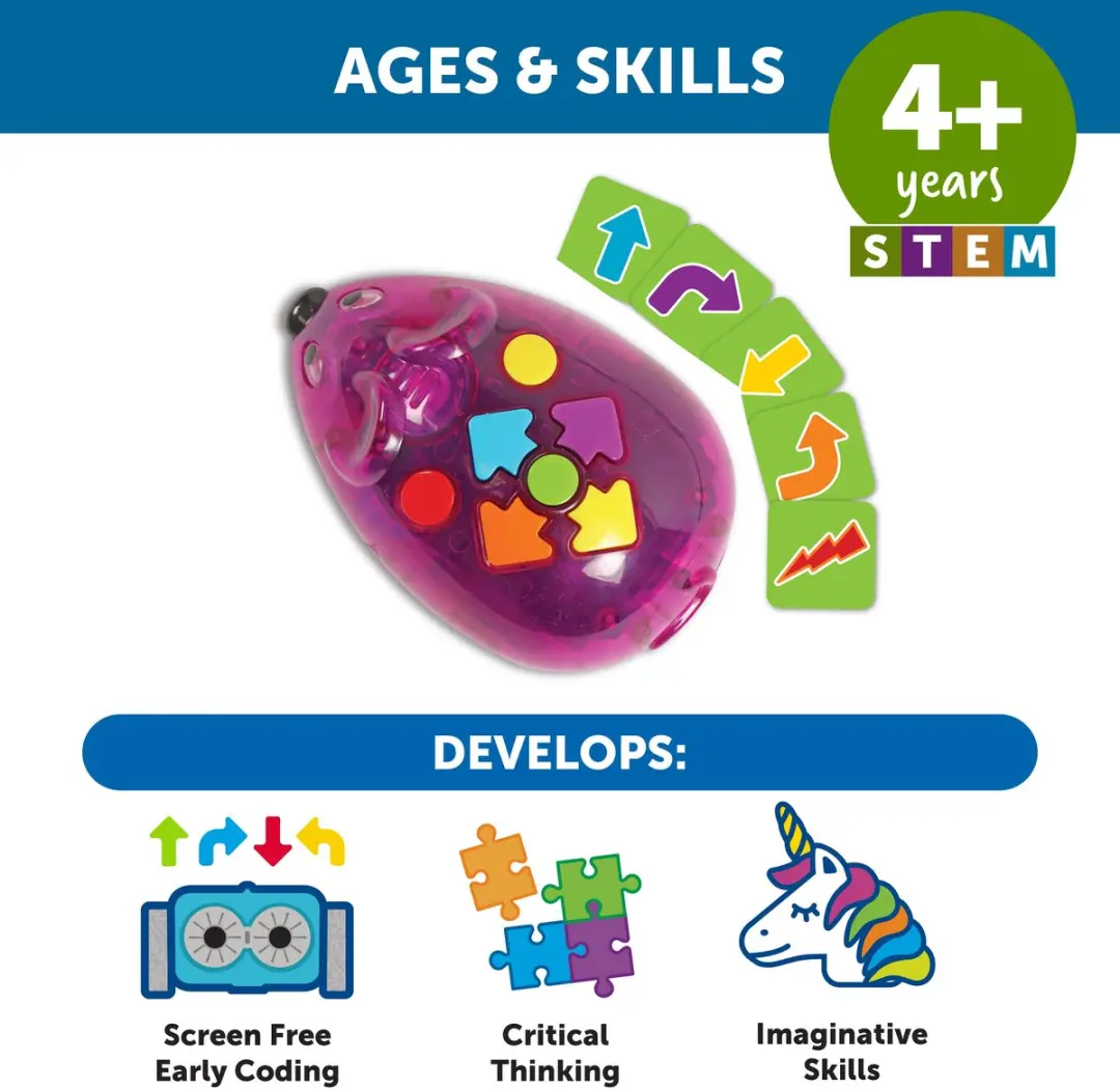 Learning Resources Code & Go Robotmuis LER2783 - Oplaadbaar