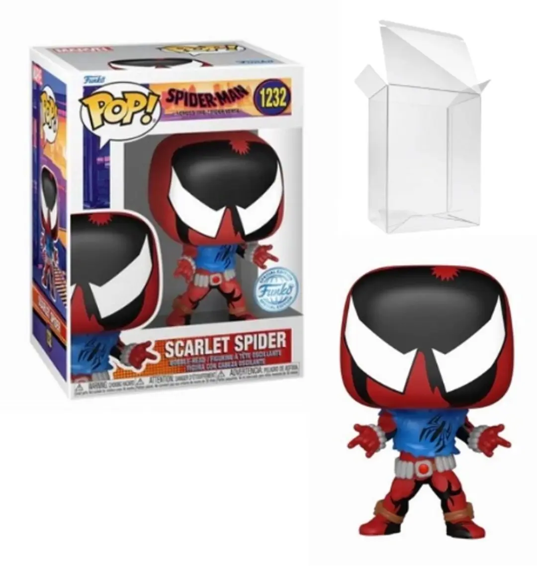 Funko Pop! Marvel Spider-Man Across the Spiderverse Scarlet Spider #1232 - Multicolor