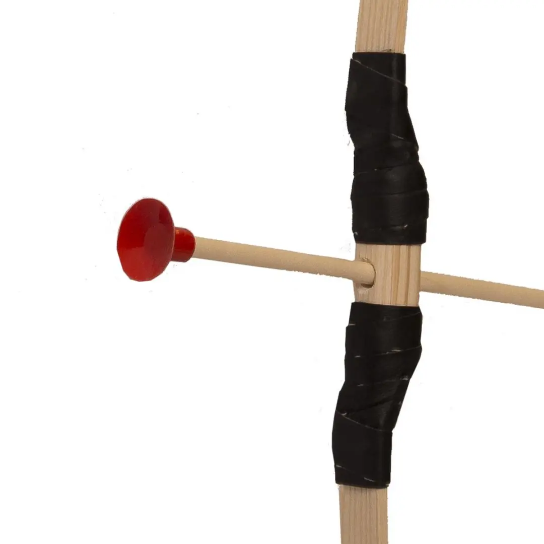 Simply for Kids Houten Pijl en Boog Set 100cm - 10 Pijlen - Rugkoker Rood