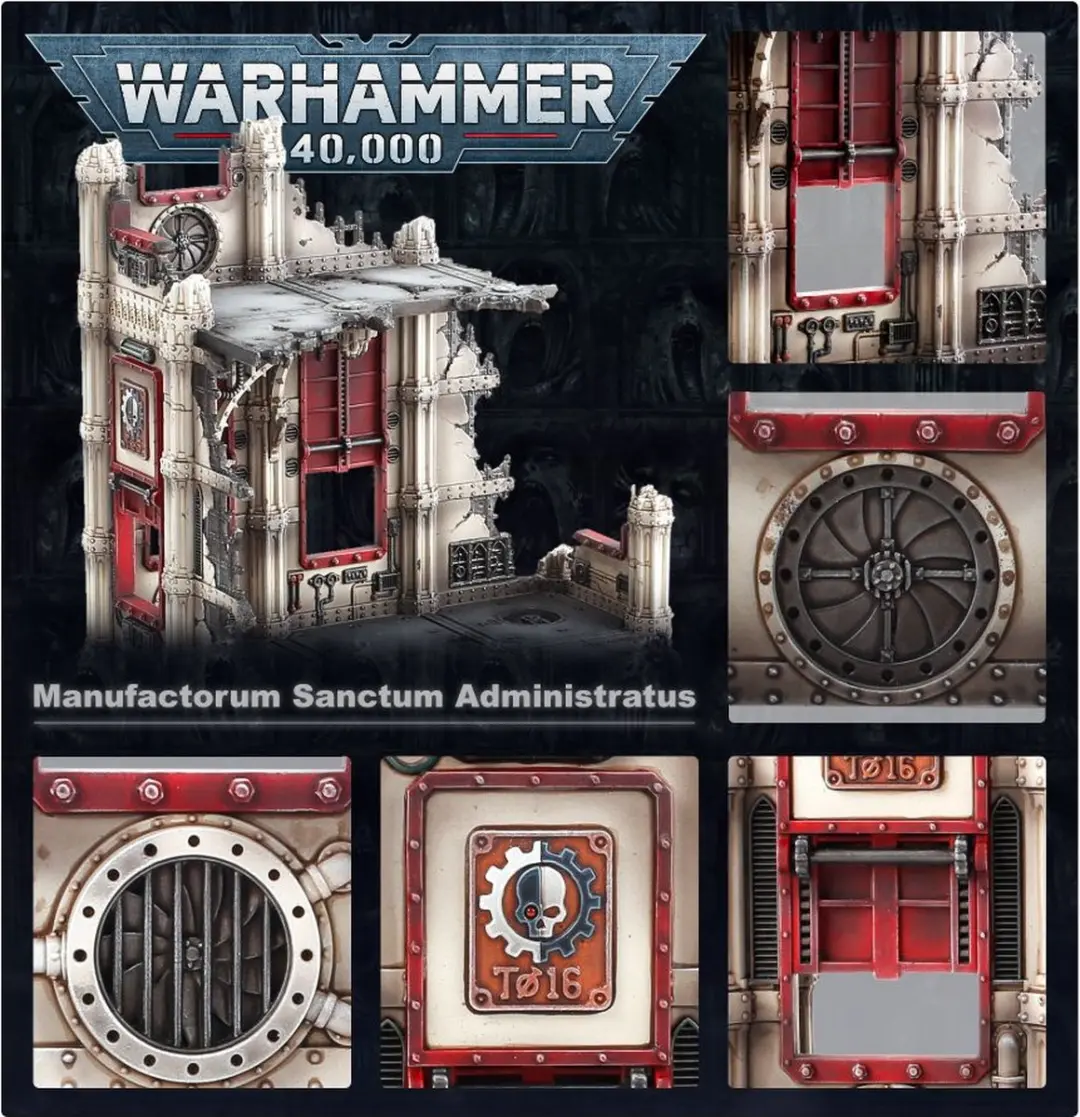 Games Workshop Warhammer 40.000 Battlezone Manufactorum Sanctum Administratus - afbeelding 6 van 6