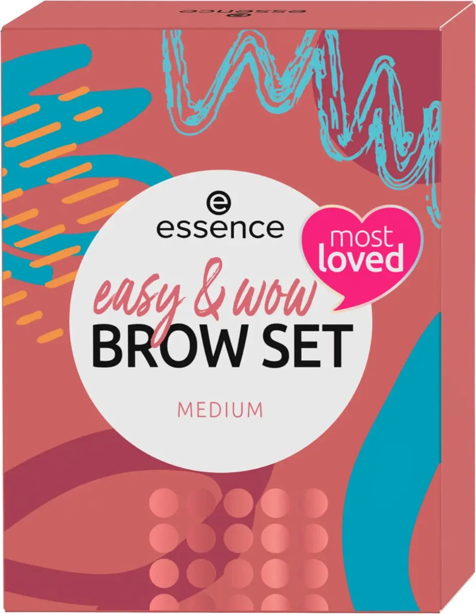 Essence Easy & WOW Brow Set Medium - 3 Stuks