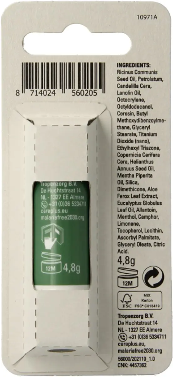 Care Plus Sun Protection Lip Balm SPF 30 - 4,8 g