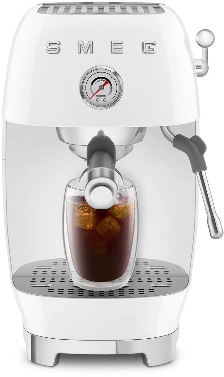 Smeg ECF03WHEU Handmatige Espressomachine - Cold Brew - Wit - afbeelding 6 van 6
