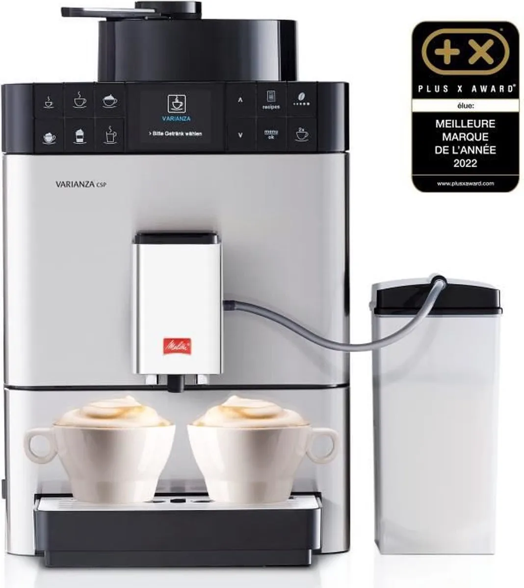 Melitta Caffeo Varianza F580-100 Deluxe Espressomachine - Zilver - afbeelding 6 van 6