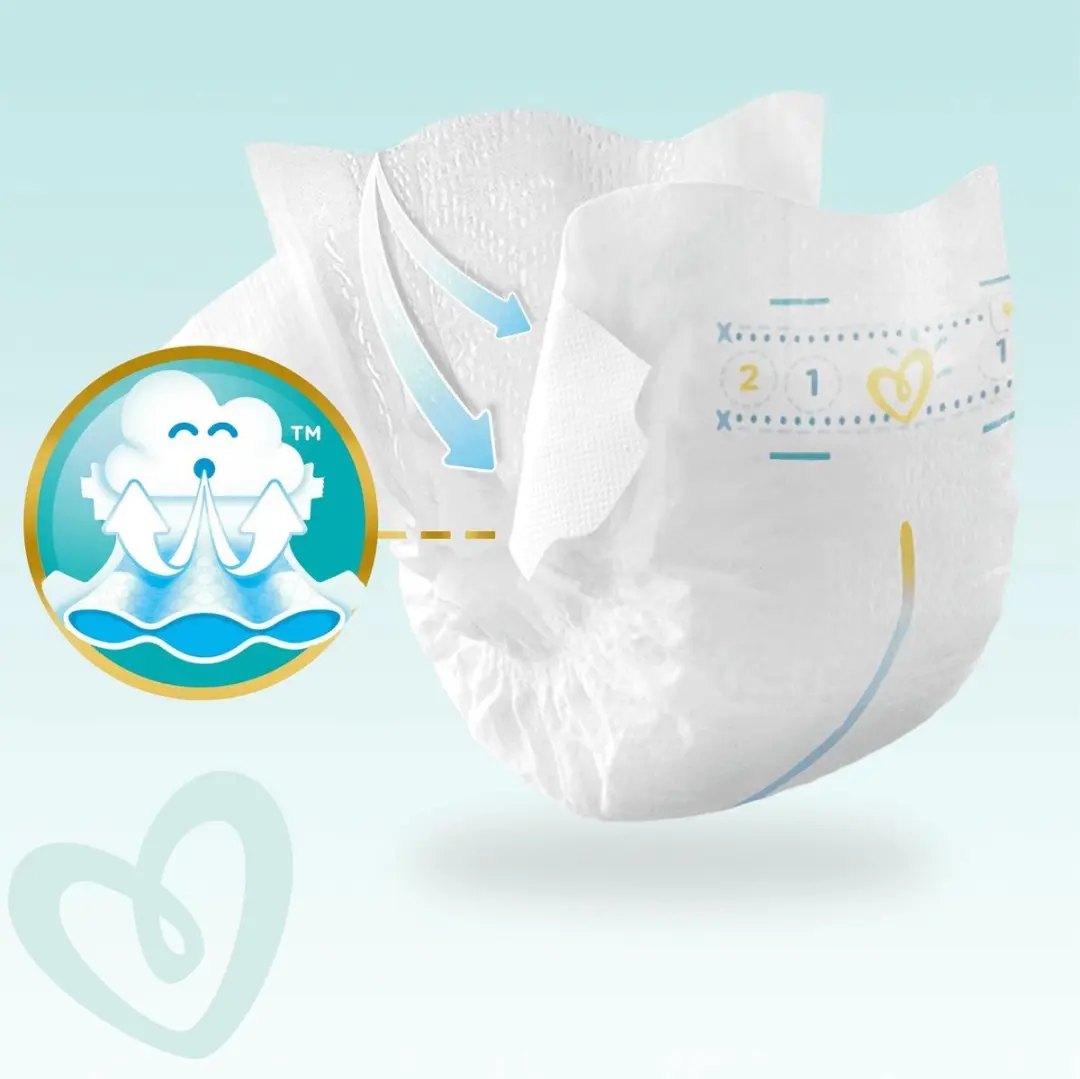 Pampers Premium Protection Maat 1 Luiers - 180 Stuks