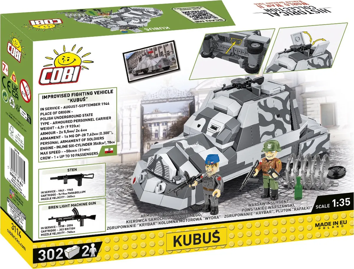Cobi COBI-3114 Bouwset - 802 Stukken - Meerkleurig