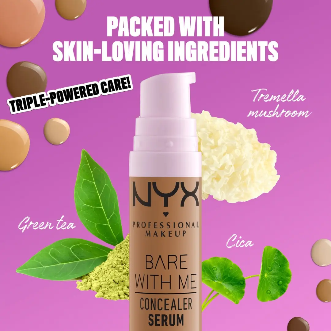 NYX Bare With Me Concealer Serum - Vanilla 9,6ml