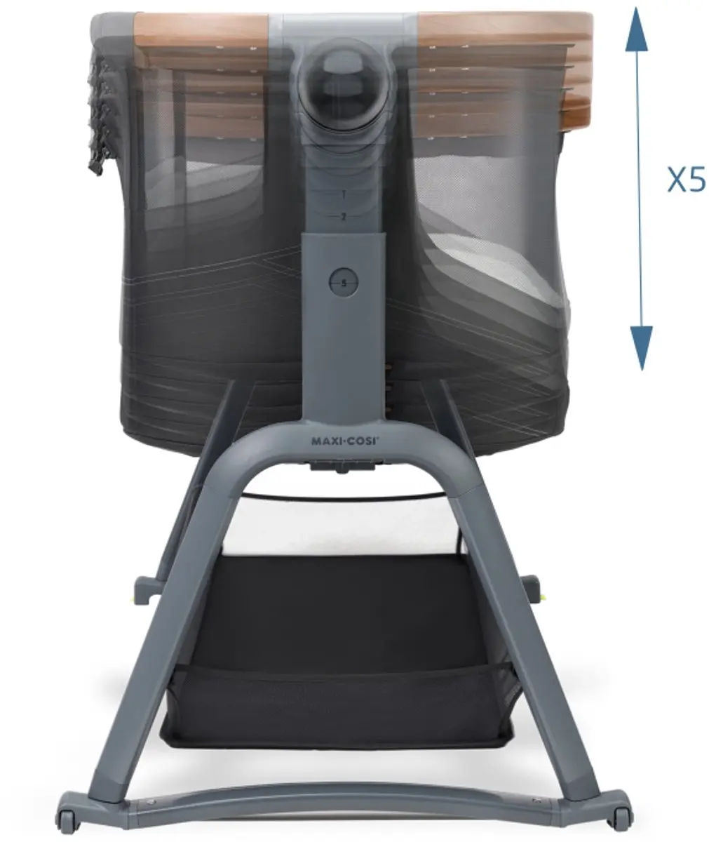 Maxi-Cosi Iora Plus Co-sleeper Elegance Graphite - Schommel & wielen