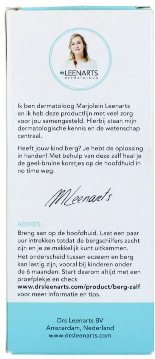 Drs Leenarts Berg Zalf 50ml